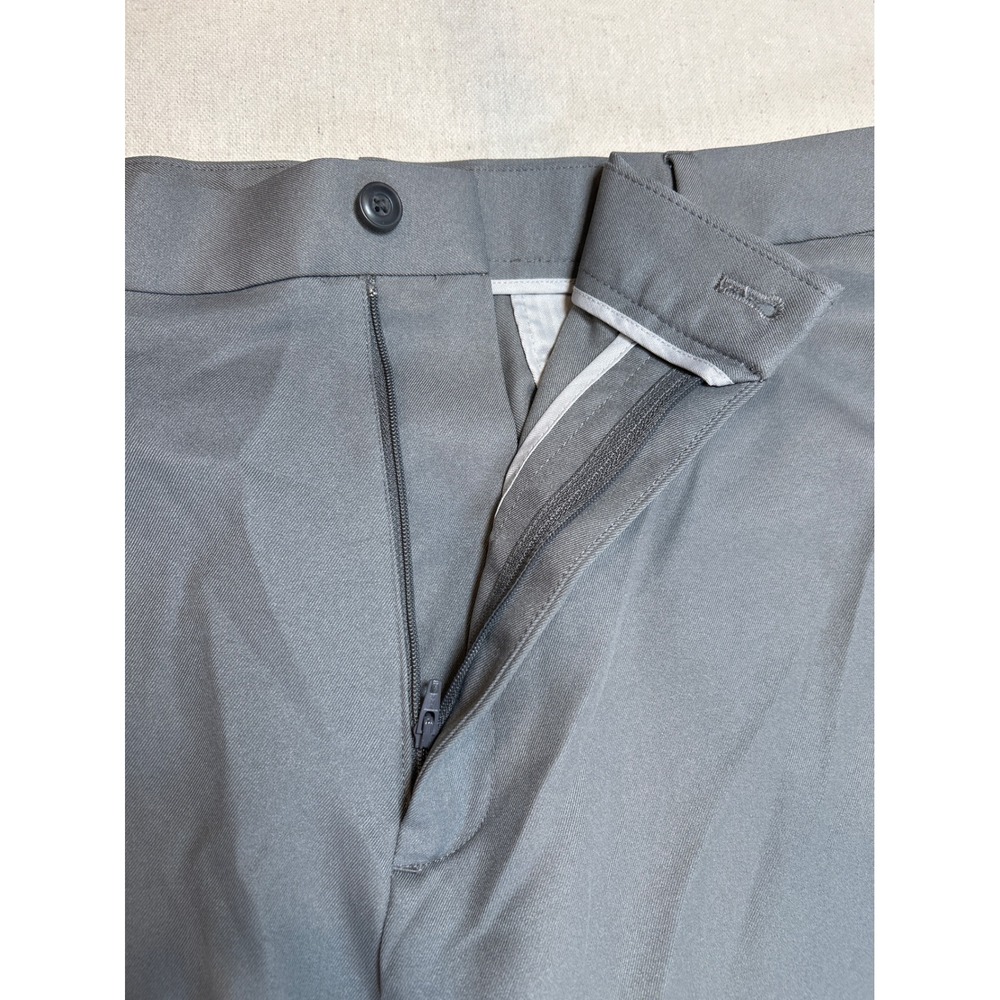 PGA Tour Mens Golf Pants Grey Flat Front Straight Leg 40x32 RT25529 Performance - Picture 5 of 9